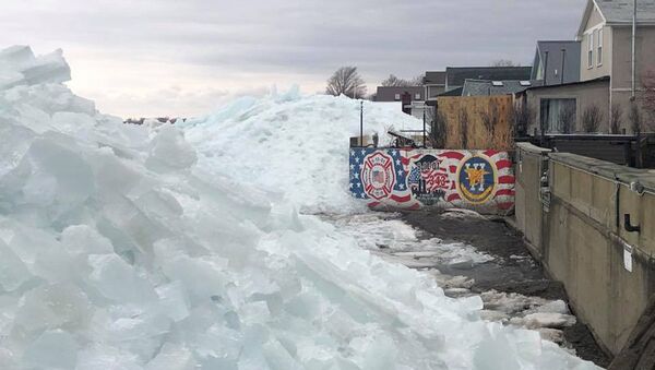 纽约州遇“冰海啸”  居民被迫撤离 - 俄罗斯卫星通讯社