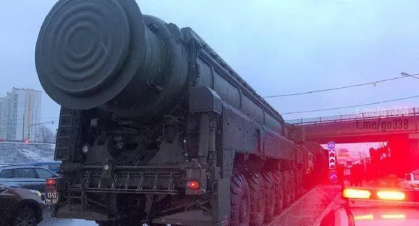 戰略導彈系統遇莫斯科早晨大堵車