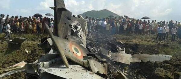 印军战机坠机现场 - 俄罗斯卫星通讯社