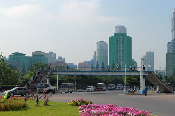 近來在朝鮮房地產市場漸趨繁榮，房價也因此而飆升。 - 俄羅斯衛星通訊社