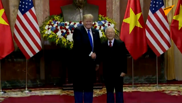 特朗普與越南主席舉行會談 - 俄羅斯衛星通訊社