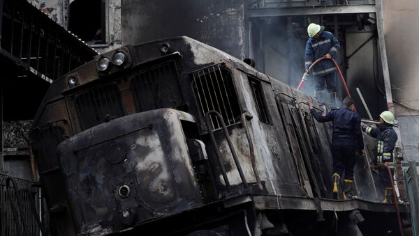 消息人士：開羅火車站大火造成28死逾50傷 - 俄羅斯衛星通訊社