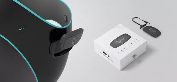 西班牙初創企業Dinbeat推出了DinbeatPRO狗套。 西班牙初創企業Dinbeat推出了DinbeatPRO狗套。