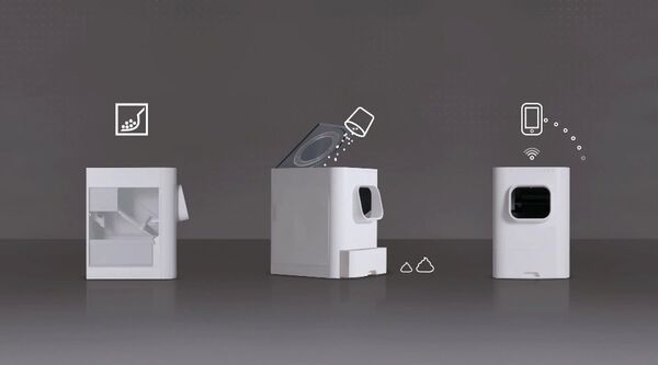 超现代自动化自洁式猫砂盒LavvieBot现在可以自己清洁并填充猫砂。 - 俄罗斯卫星通讯社