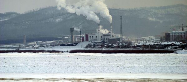 Поселок Фуюань на стороне КНР на российско-китайской границе - 俄罗斯卫星通讯社