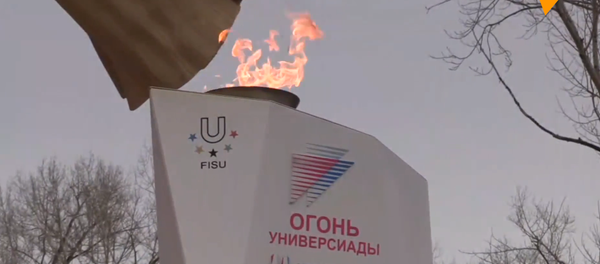 2019大冬會火炬順利抵達終點站克拉斯諾亞爾斯克市 - 俄羅斯衛星通訊社