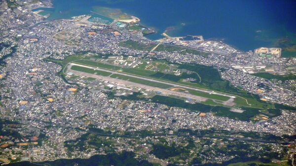 Военно-воздушная база корпуса морской пехоты США Футенма на Окинаве, Япония - 俄羅斯衛星通訊社