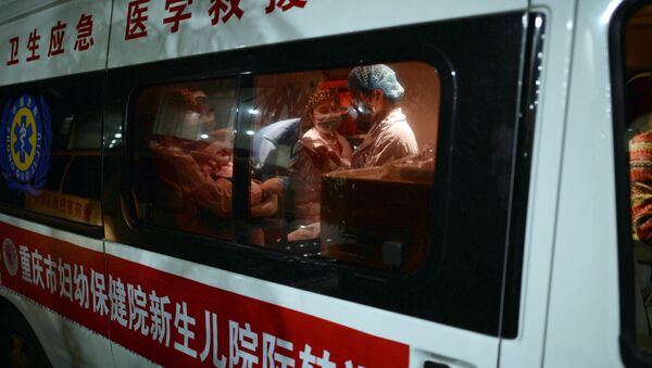 Автомобиль скорой помощи в Китае - 俄罗斯卫星通讯社
