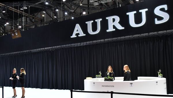 Премьера автомобиля Aurus на Женевском автосалоне - 俄羅斯衛星通訊社