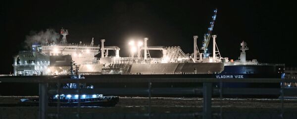 Танкер Владимир Визе для отгрузки сжиженного природного газа с завода Ямал СПГ - 俄罗斯卫星通讯社