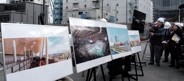 有明体操竞技场：目前场馆建设已完成62％。 - 俄罗斯卫星通讯社