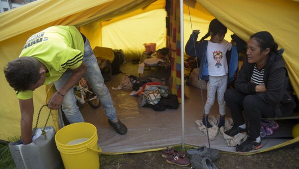 聯合國難民署在哥倫比亞開設首個接待委內瑞拉難民的中心 - 俄羅斯衛星通訊社