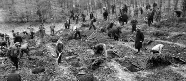 在德国找到了大规模枪杀苏联公民的地方 在德国找到了大规模枪杀苏联公民的地方 - 俄罗斯卫星通讯社