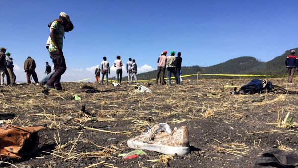 埃塞俄比亞航空公司飛機墜毀現場 - 俄羅斯衛星通訊社