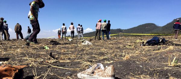 埃塞俄比亚航空公司飞机坠毁现场 - 俄罗斯卫星通讯社