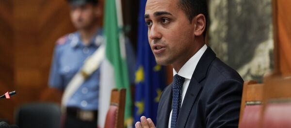 Заместитель председателя Совета министров Италии Луиджи Ди Майо - 俄羅斯衛星通訊社