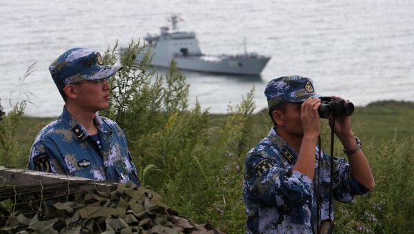 Китайские военные моряки - 俄羅斯衛星通訊社