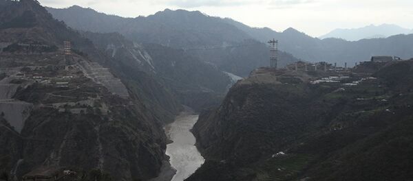 Мост через реку Ченаб. Кашмир. - 俄羅斯衛星通訊社