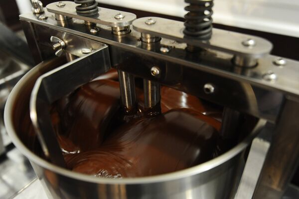 可可豆的细磨过程 - 俄罗斯卫星通讯社