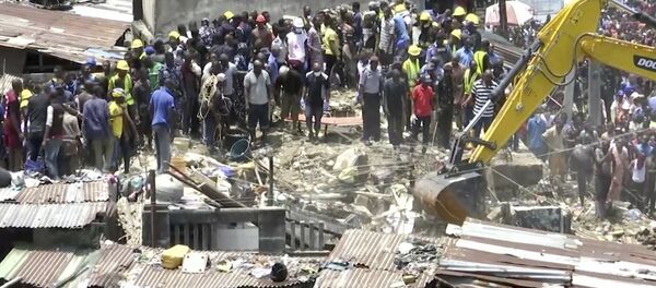 尼日利亞學校樓房垮塌 包括兒童在內約20人獲救 - 俄羅斯衛星通訊社