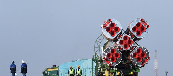 搭载“联盟MS-13”飞船的火箭已被安装到拜科努尔航天发射场发射台 - 俄罗斯卫星通讯社