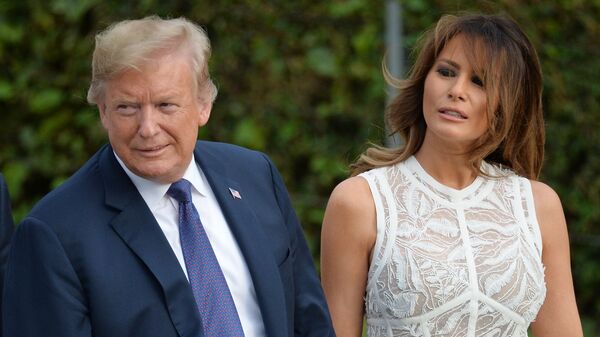 唐納德·特朗普和他的妻子梅拉尼婭 - 俄羅斯衛星通訊社