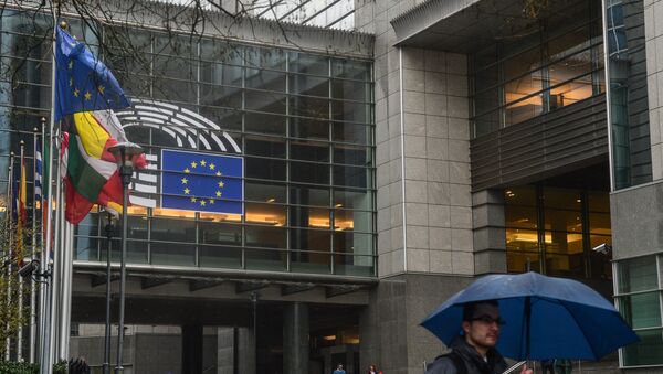 Здание Европейского парламента в Брюсселе. - 俄羅斯衛星通訊社