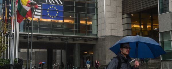 Здание Европейского парламента в Брюсселе. - 俄罗斯卫星通讯社