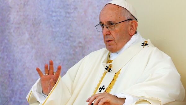 Папа Римский Франциск во время мессы в Польше - 俄罗斯卫星通讯社