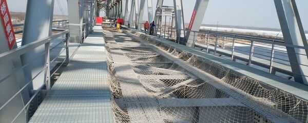 俄中跨阿穆尔河铁路大桥两段合龙日期确定 - 俄罗斯卫星通讯社