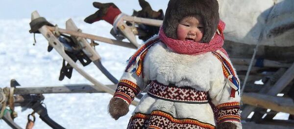 涅涅茨姑娘·涅涅茨人是俄罗斯北部地区的少数民族之一 - 俄罗斯卫星通讯社