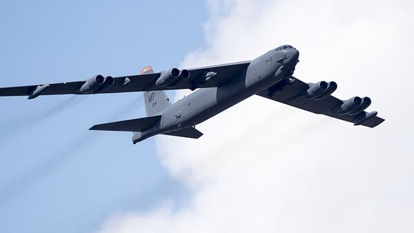 Американский бомбардировщик B-52H Stratofortress  - 俄罗斯卫星通讯社
