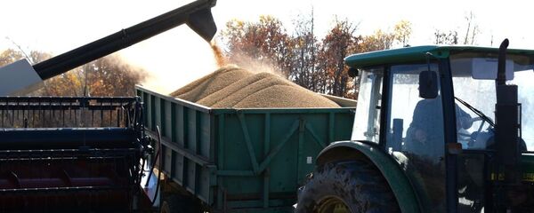 Уборка сои в Хабаровском крае  - 俄羅斯衛星通訊社