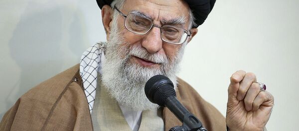 Верховный лидер Ирана аятолла Али Хаменеи Верховный лидер Ирана аятолла Али Хаменеи - 俄罗斯卫星通讯社