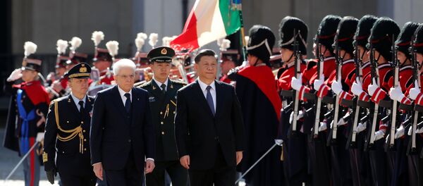 中意签署“新丝绸之路”谅解备忘录 - 俄罗斯卫星通讯社