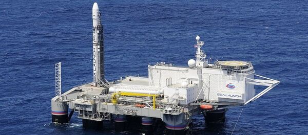 “海上發射”（Sea Launch）浮動發射平台 - 俄羅斯衛星通訊社