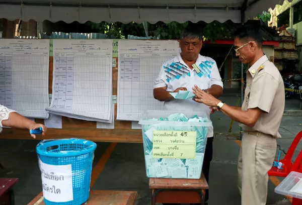 泰國統計選票票數