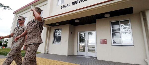 Американские военнослужащие на американской базе Кэмп Фостер на Окинаве - 俄羅斯衛星通訊社