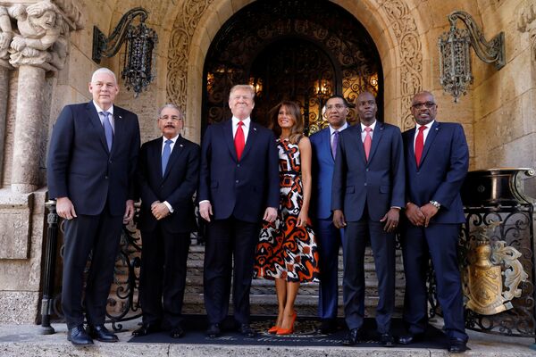 特朗普与加勒比海域诸国领导人举行会晤 - 俄罗斯卫星通讯社