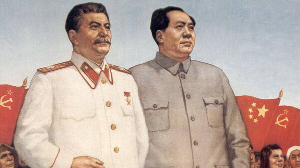 斯大林和毛泽东（资料图片） - 俄罗斯卫星通讯社