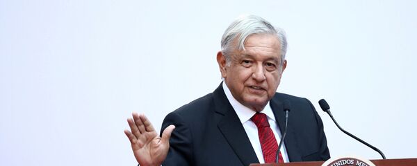 Президент Мексики Андрес Мануэль Лопес Обрадор. Архивное фото Президент Мексики Андрес Мануэль Лопес Обрадор. Архивное фото - 俄罗斯卫星通讯社