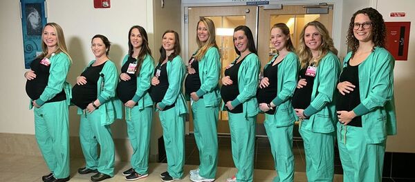 美国一家医院9名护士同时怀孕 - 俄罗斯卫星通讯社