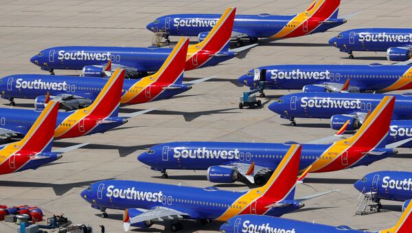 Самолеты Boeing 737 MAX 8 авиакомпании Southwest Airlines в аэропорту Викторвилла, Калифорния - 俄罗斯卫星通讯社