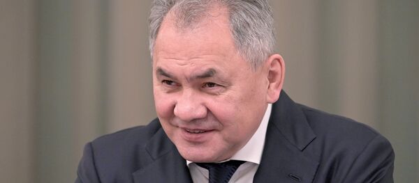Министр обороны РФ Сергей Шойгу перед началом заседания правительства РФ. Министр обороны РФ Сергей Шойгу перед началом заседания правительства РФ. - 俄羅斯衛星通訊社