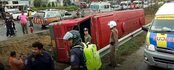 七名中国游客在泰国芭提雅交通事故中受伤  - 俄罗斯卫星通讯社