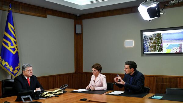  乌总统波罗申科向记者展示对欧洲具有划时代意义的房间 - 俄罗斯卫星通讯社
