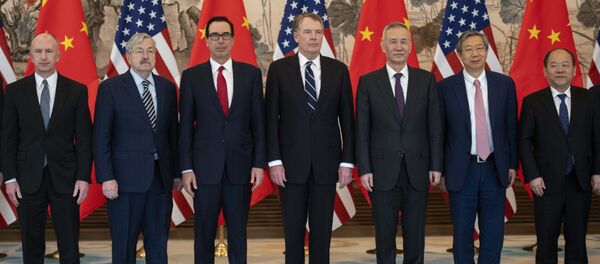 新华社：中美贸易谈判协议文本有新的进展 - 俄罗斯卫星通讯社