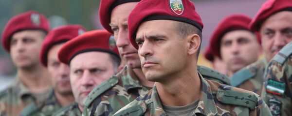 Военнослужащие армии Болгарии.  - 俄罗斯卫星通讯社