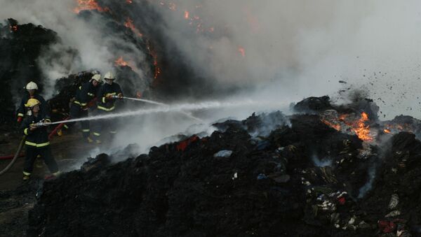 Тушение пожара в Китае - 俄罗斯卫星通讯社