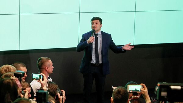 烏中選委：統計完80%的選票澤連斯基繼續領先 - 俄羅斯衛星通訊社